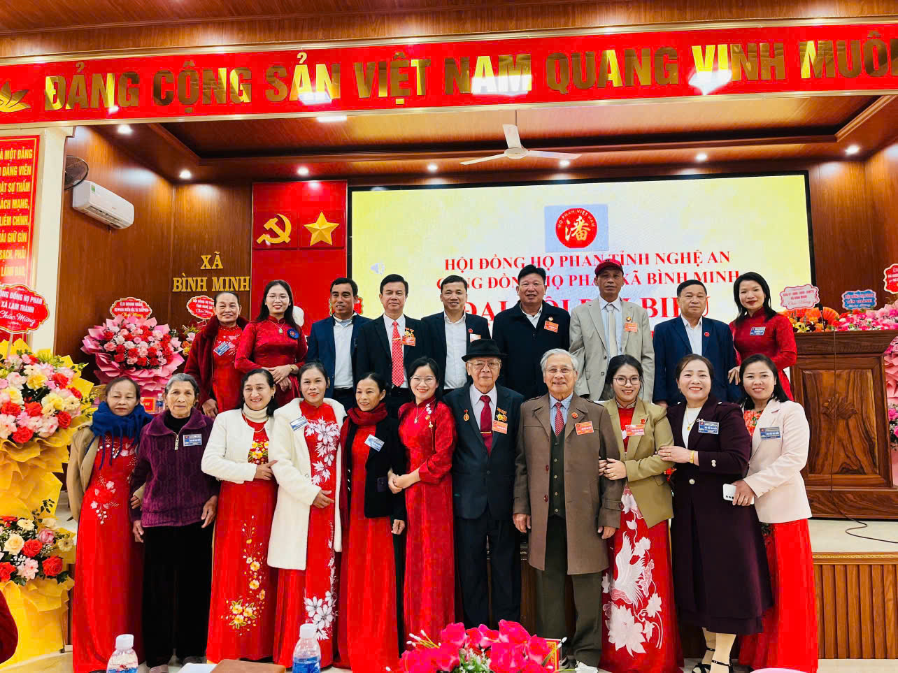 Đại hội Đại biểu cộng đồng họ Phan xã Bình Minh: Dấu ấn đoàn kết, lan tỏa tình đồng đội